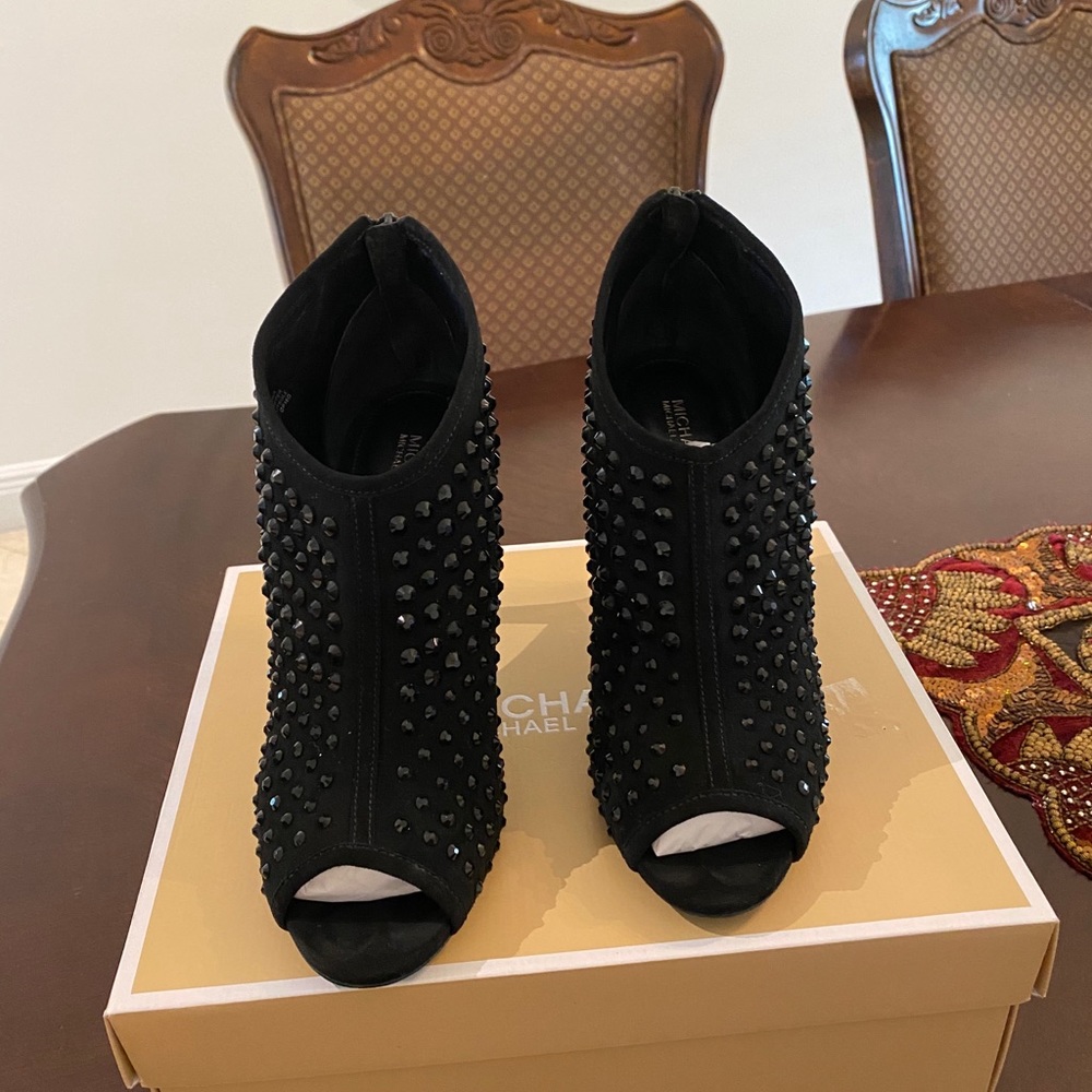 Michael Kors black booties